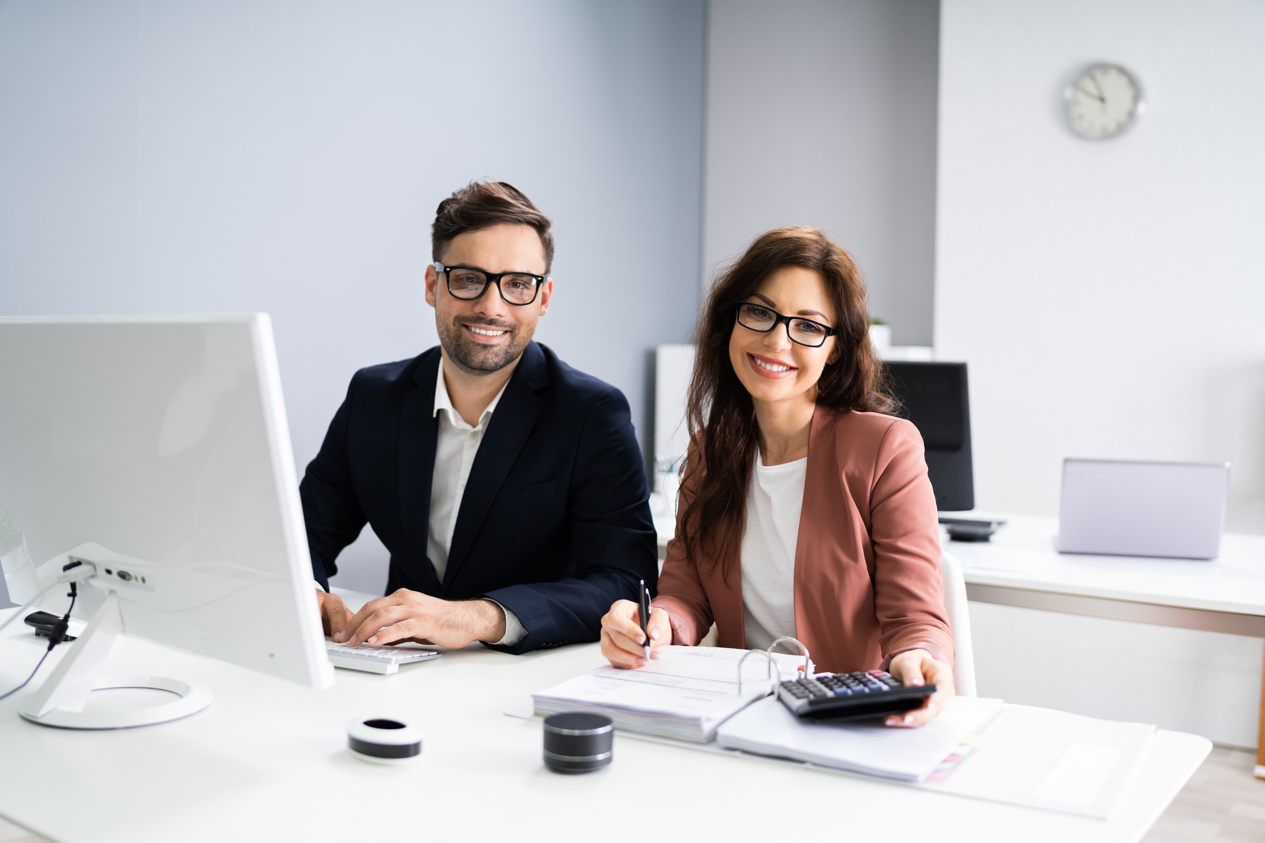 Business Accountant People Doing Tax Audit And Accounting